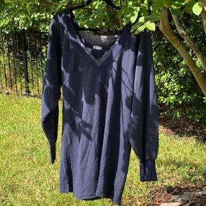 NEW WITH TAGS FREE PEOPLE INTIMATELY DRESS/ SLEEP SWEATSHIRT, SIZE SMALL